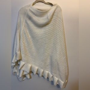 Mixit Cream Colored Soft Shawl Sweater
One Size With TAG